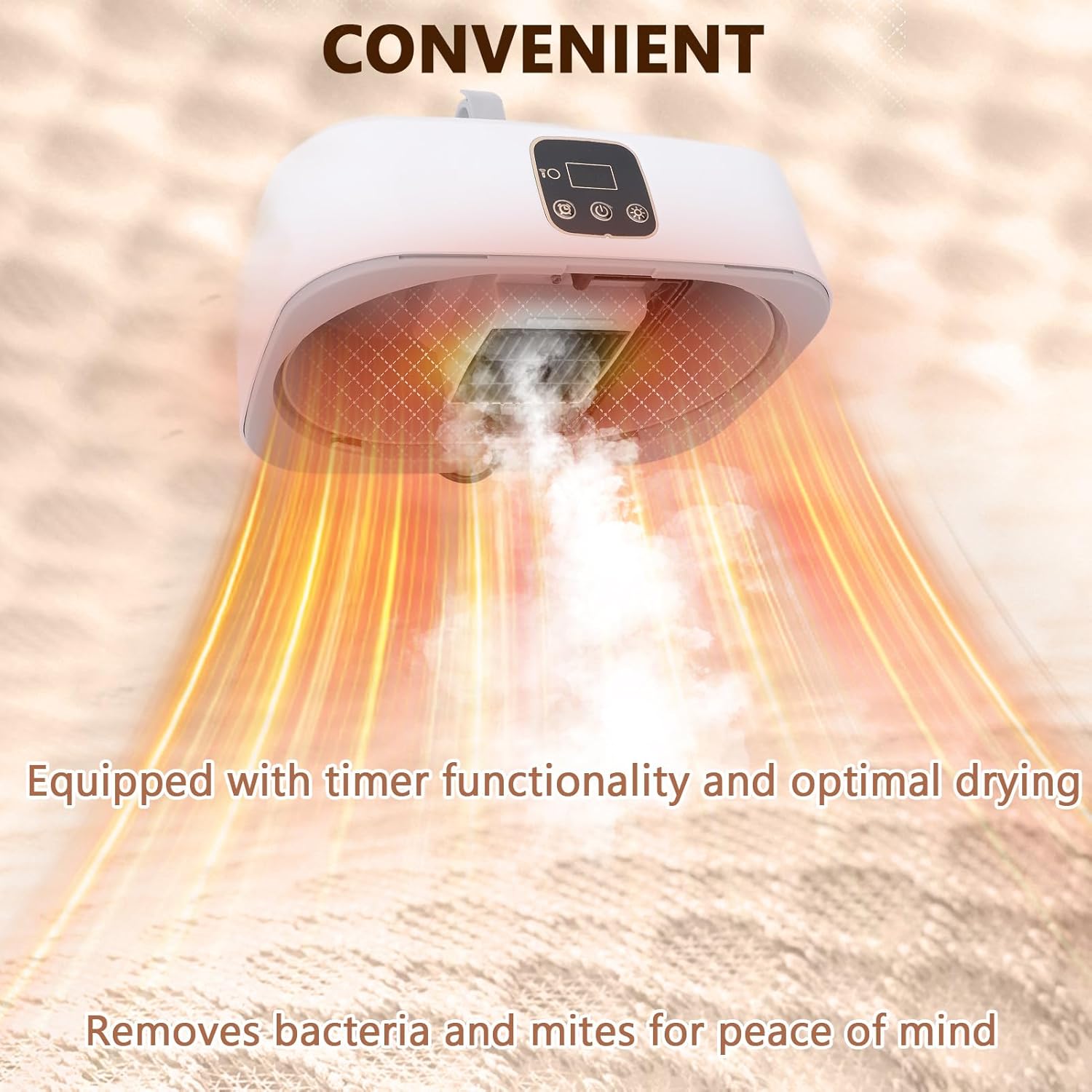 Portable Clothes Dryer, Mini Laundry Dryers with Remote Control, Travel Clothes Dryer for Apartment, RV, Dorm, for Light Clothes, Underwear, Baby Clothe