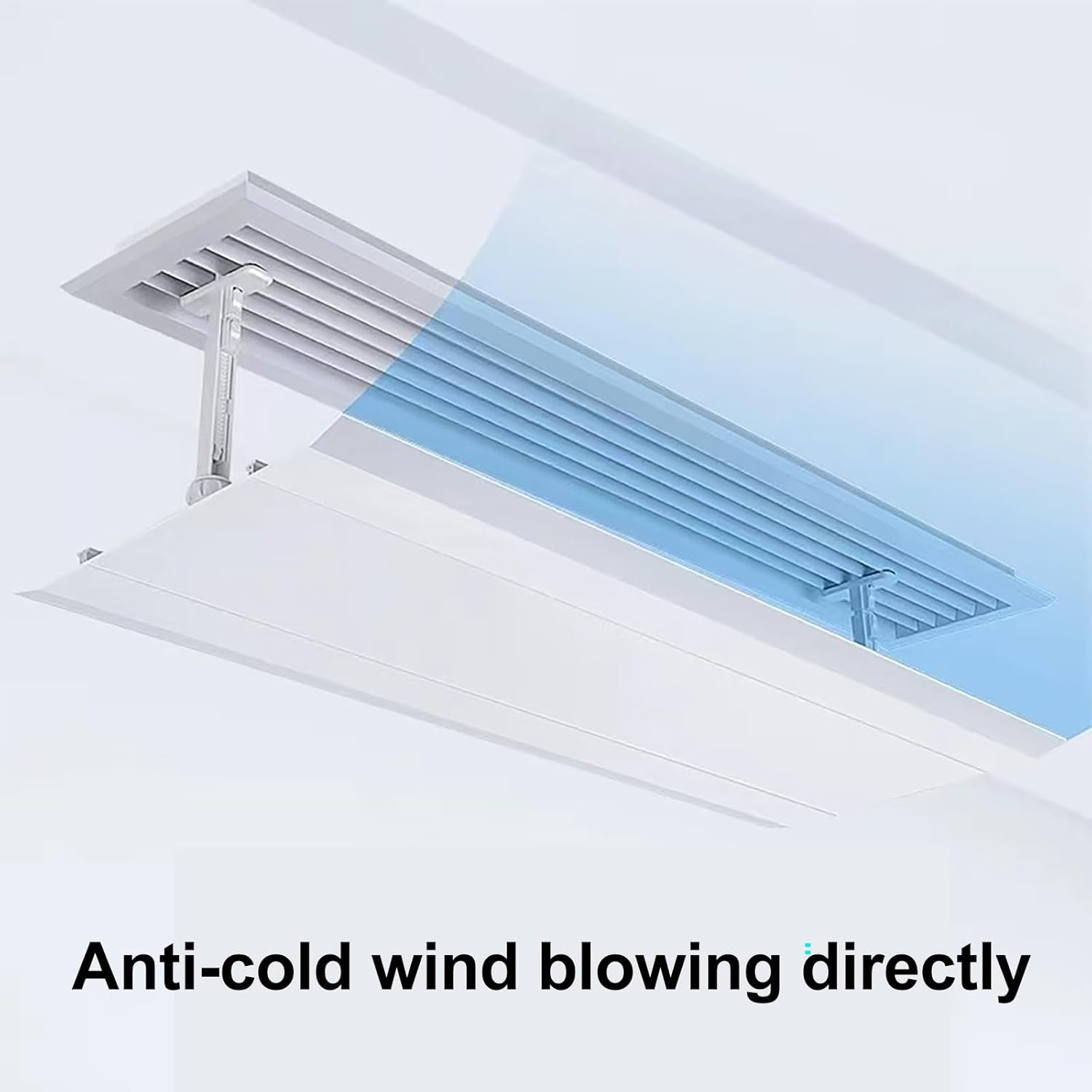 Central Air Conditioner Deflector -Wind Shield for Ceiling Vents, Anti-Direct Blow Baffle for Home/Hotel/Office