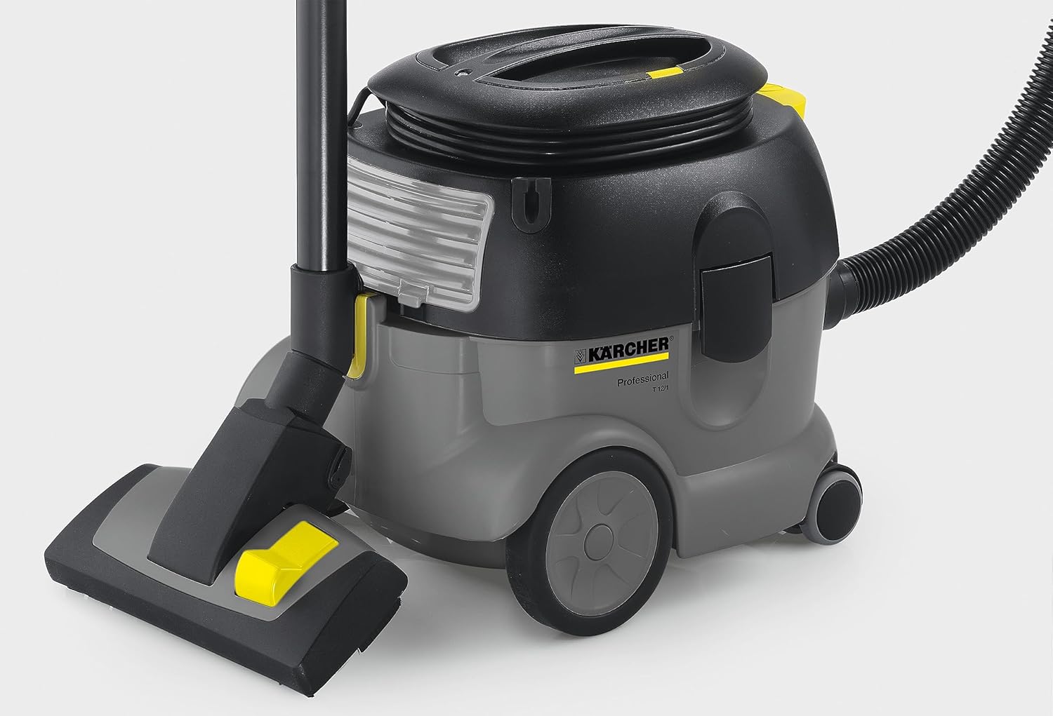 Kärcher Commercial Vacuum Cleaner with Onboard Cord Storage - T 12/1-3 Gallon Container - 40 ft. Cord