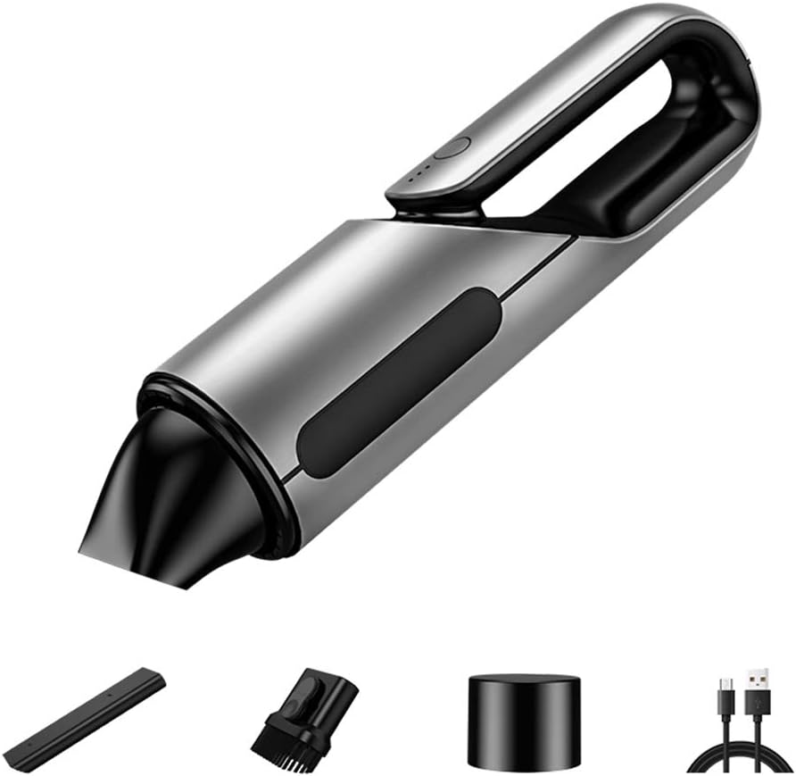 Beacon Pet Car Vacuum, Portable Cordless Handheld Vacuum Cleaner 4000Pa 80W for Car Inter Cleaning & Home Use USB Android Interface