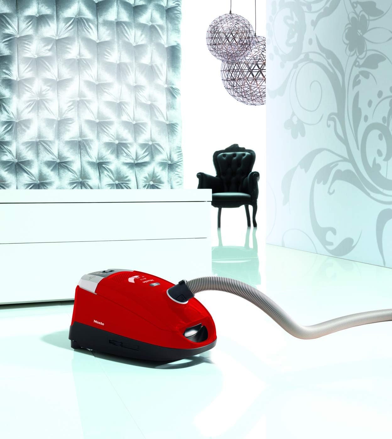 Miele Compact C2 Cat & Dog Canister Vacuum – Model 41DBE430CDN (1200 W, Bagged, Electrobrush + Hard-Floor Brush, Autumn Red)