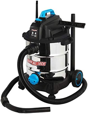 Channellock Wet/Dry Vac 8L04001S - Stainless Steel, 4.0 HP, Shopvac, Wetvac - 8 Gal