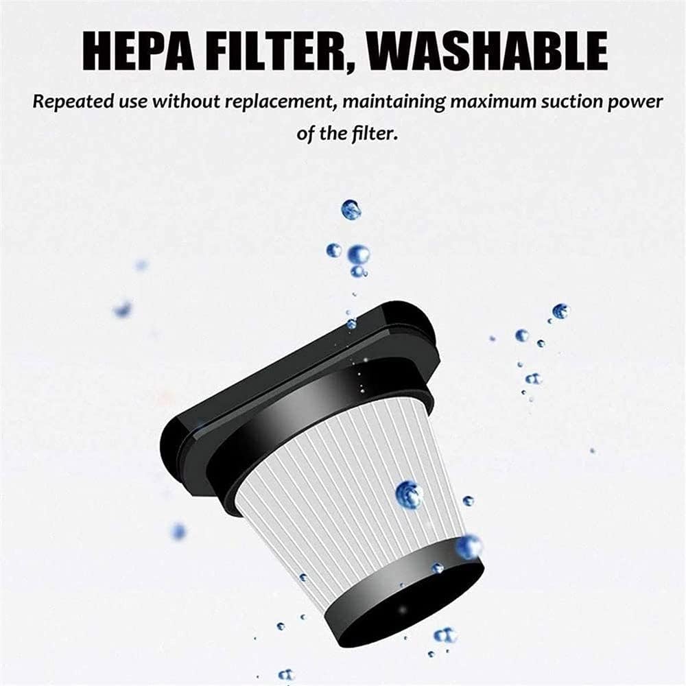 Handheld Vacuum Cleaner Cordless, Portable Mini Hand Vacuum Cleaner Rechargeable with USB, Small Vacuum Cleaning Kit for Dust Pet Hair Dirt Home Car Interior Accessories