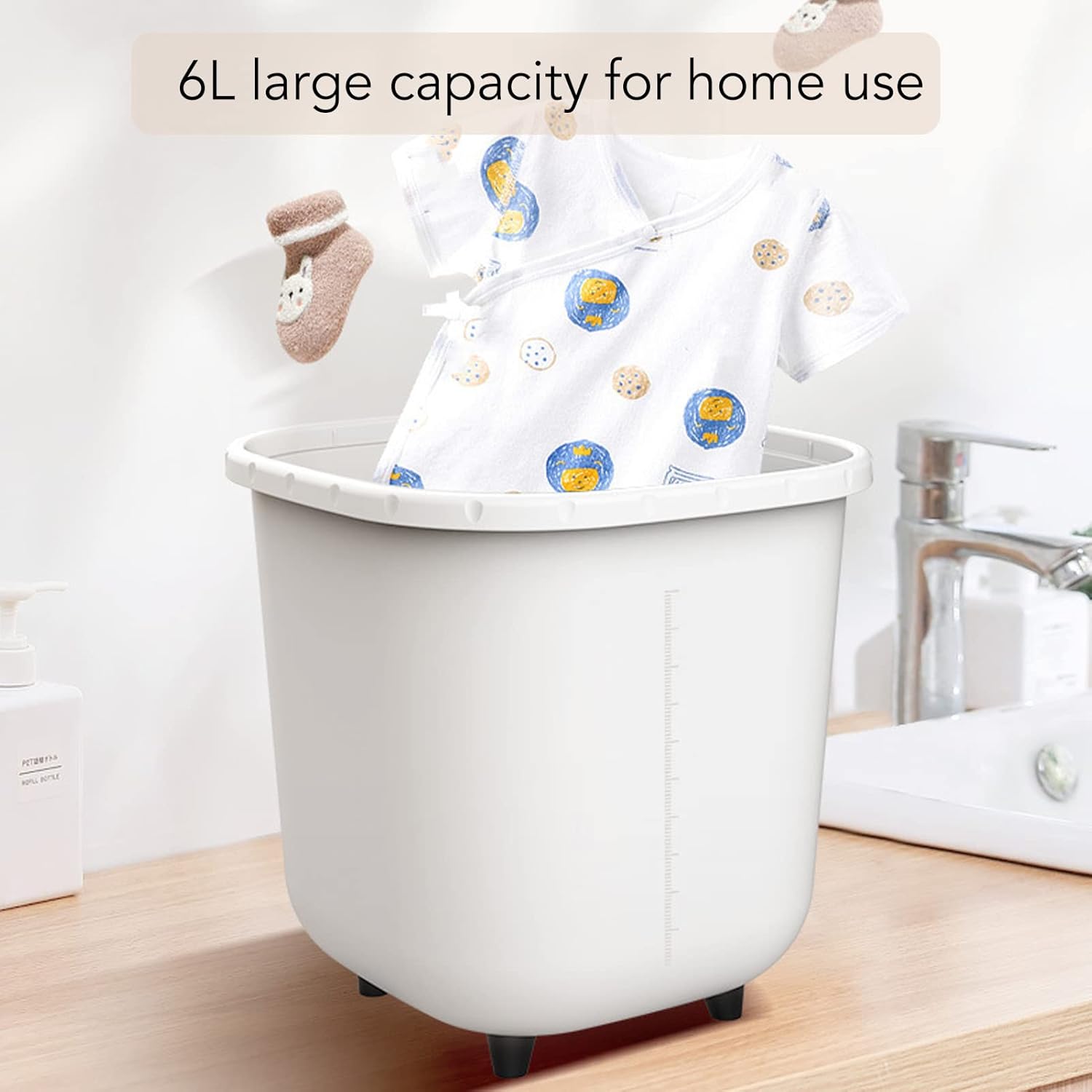 USB Powered Mini Washing Machine 6L Mini Washing Machine ForwardBackward