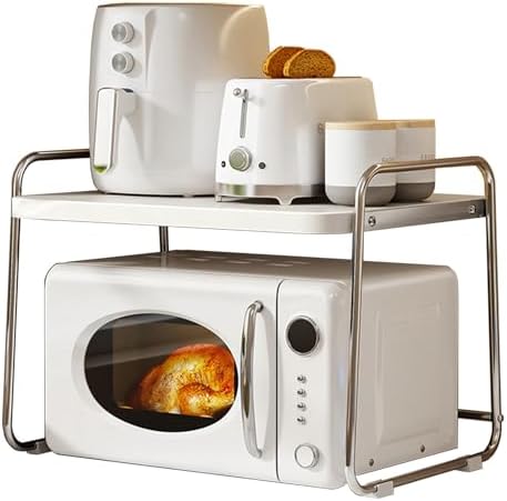 microwave stand, microwave stand,Kitchen Microwave Stand, Bakers Rack, Microwave Stand, Industrial Coffee Bar Station, Kitchen Bakers Rack for Spice, Microwave Stand countertop (Size : L)