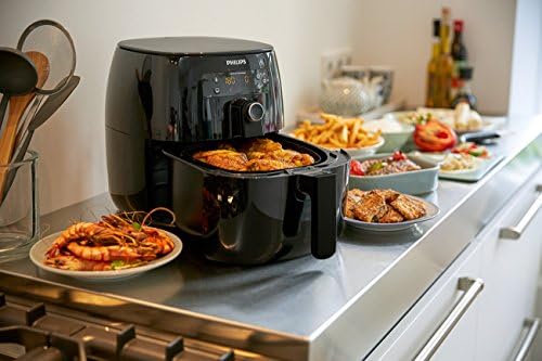 Philips Airfryer, Avance Turbo Star, Digital, Black, HD9641/96