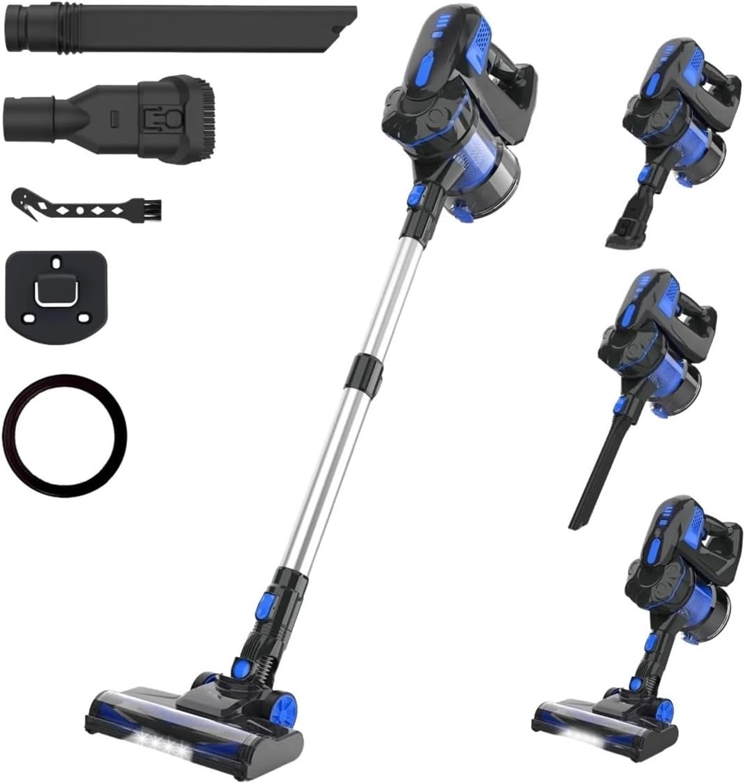 Cordless Vacuum Cleaner Lightweight Cordless Stick Vacuum Up To 45min Runtime 6-in-1 Vacuum Cleaner Cordless Compatible With INSE V770