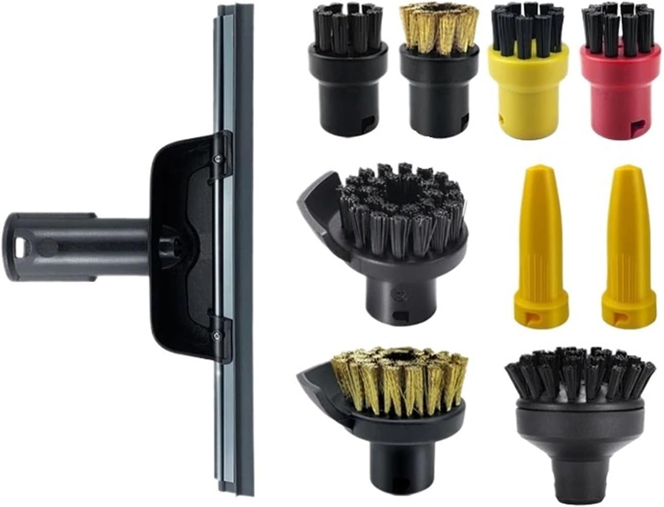 Compatible For Karcher Steam Vacuum Cleaner SC2 SC3 SC7 CTK10 Powerful Nozzle Cleaning Brush Head Mirror Tool Spare(E)