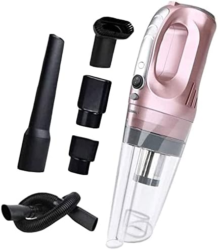 Bagless Hand Vacuum for Carpet and Hard Floor,High Power 120W Wet and Dry Lighting Illuminated Portable Multi-Function Small Mini Handheld Vacuum Cleaner Energy Saving and Safety