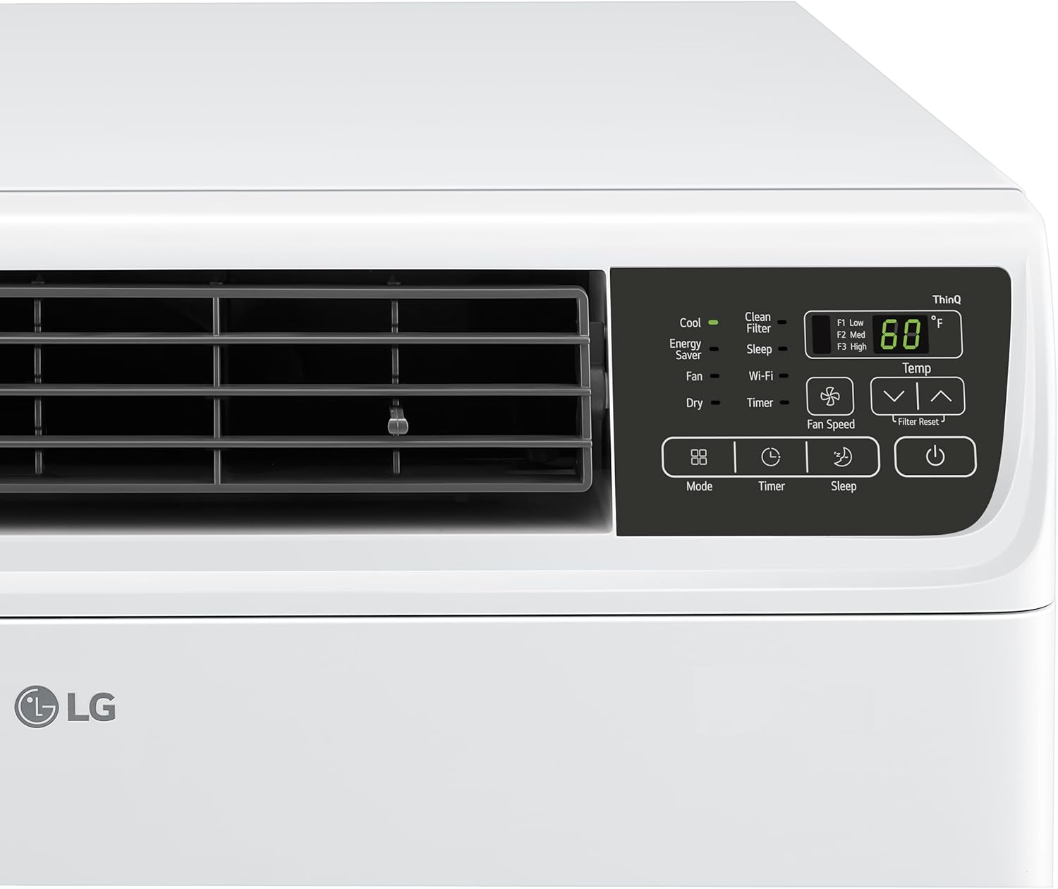 LG 23,500 BTU Dual Inverter Smart Window Air Conditioner, 230V, Air Conditioner Cools Rooms up to 1,440 Sq. Ft., Ultra Quiet Operation, with LG ThinQ, Amazon Alexa & Hey Google, White