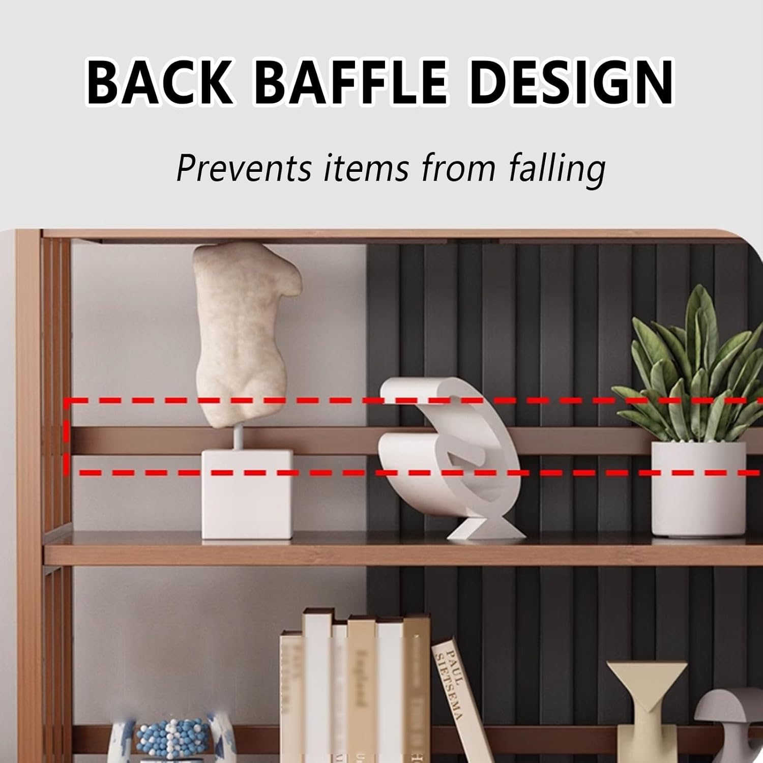 Mobile Sweeper Robot Storage Cabinet Shelf Multi-Functional Modern Vacuum Storage Stand Swivel Casters with Brakes Adjustable Shelf Height Multi-Layer(Natural,80 * 38 * 123cm)