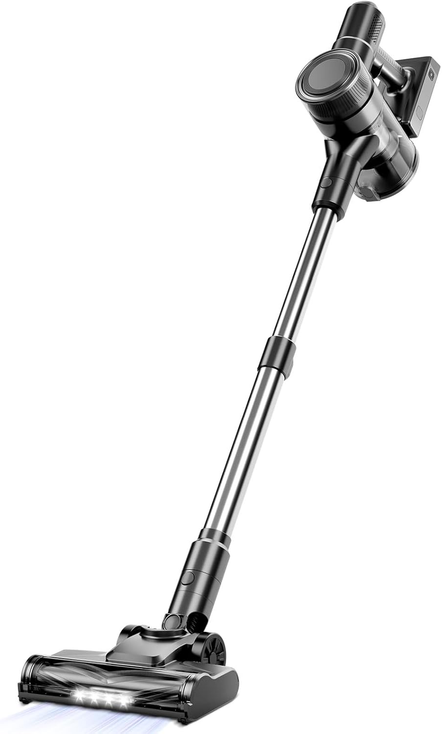 KIKETECH Cordless Stick Vacuum Cleaner - 8 in 1 Lightweight Stick Vacuum with 40min Runtime, 35KPa Powerful Suction, Rechargeable, Portable Cordless Vacuum for Carpet, Hard Floor, Pet Hair-Black