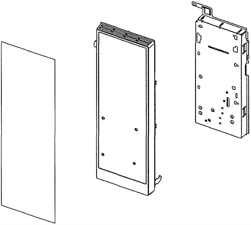 Samsung DE94-04096A Microwave Control Panel Assembly Genuine Original Equipment Manufacturer (OEM) Part