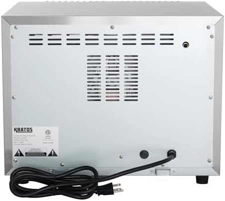 Kratos Commercial Oven, Quarter Size Electric Countertop Convection Oven, Holds Three Quarter Size Sheet Pans, 120V (29M-001)