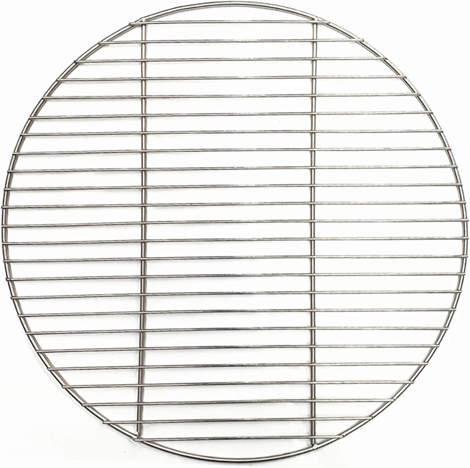 304 Stainless Steel BBQ Grill Mesh, Non-Stick Camping Grill Grates, Round BBQ Accessories for Home Roasting, Ideal for Bacon & Barbecue Cooking Tool