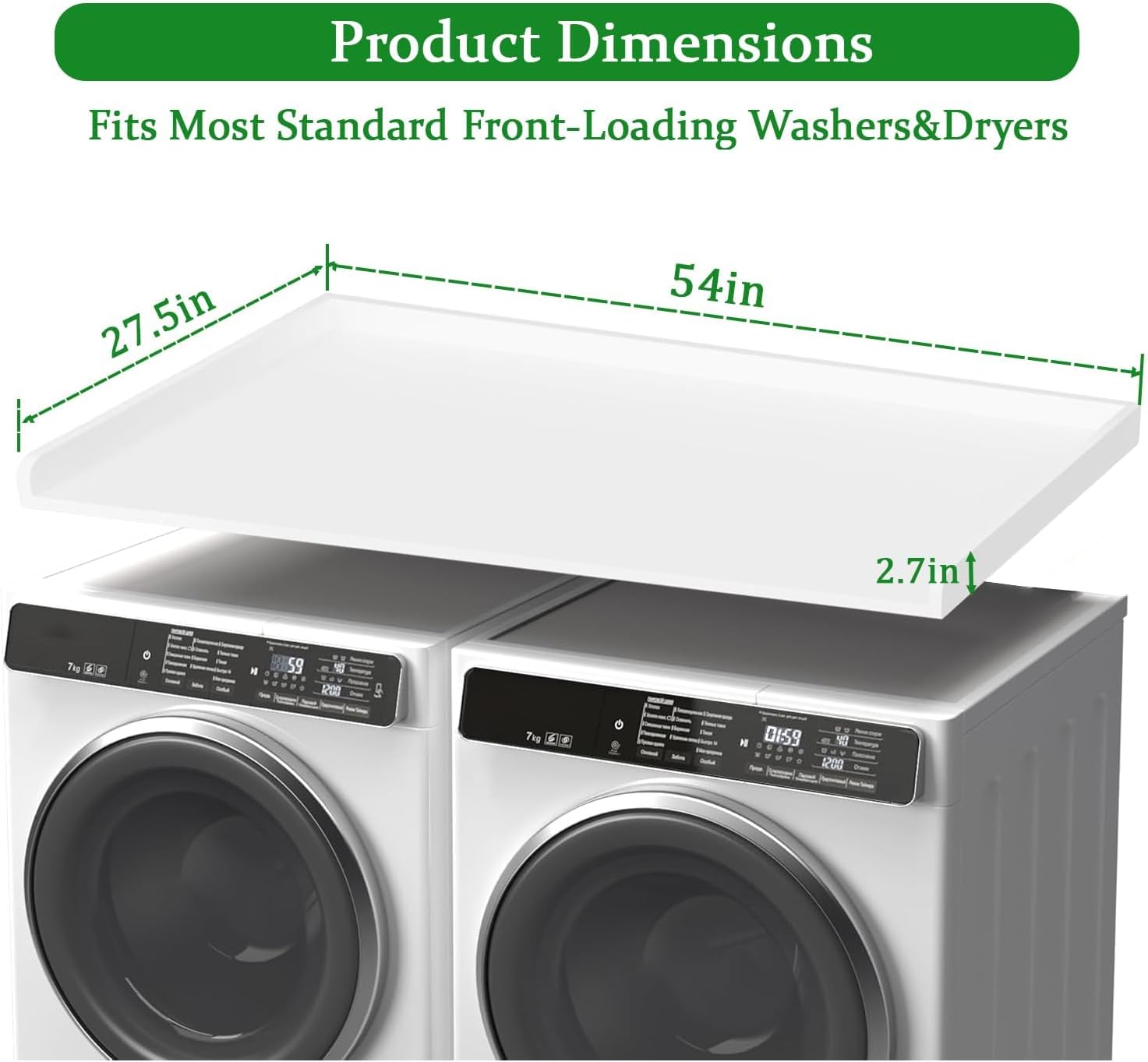 Washer Dryer Countertop, 54
