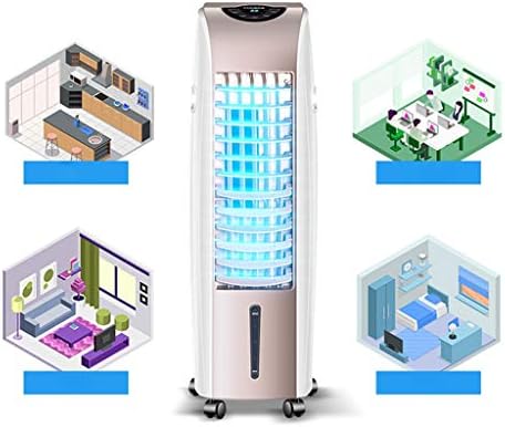Portable Air Conditioner Fan Portable Air Cooler, Humidifier Misting Small Evaporative Air Conditioner Fan And Bladeless Noiseless Fan, For Office, Dorm, Room(Free Ice Tray)