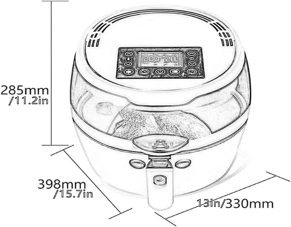 oven mini oven air fryer oven Small Air Fryer, Air Fryer, Oilless Electric Cooker with Cooking Functions, LCD Digital Touch Screen with Precise Temperature Control, Nonstick Basket, 1500W, Small Air