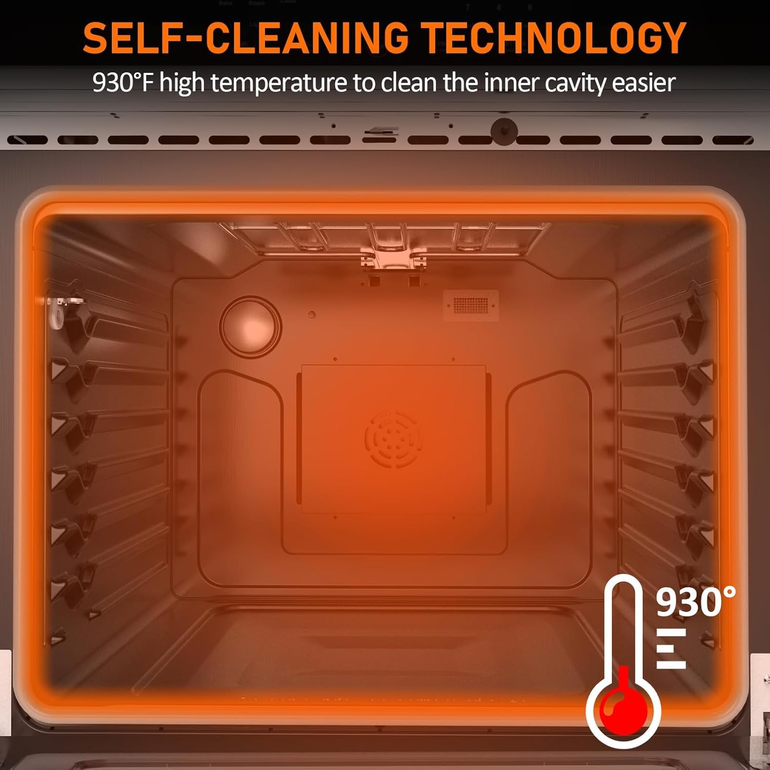 GarveeHome Wall Oven 3800W 30 in Single Wall Ovens Electric Built-in Convection Oven, 4.8 Cu.Ft. Broil Bake Roast Function, Safety Lock, LED Display, Touch Control, Timer for Kitchen Cabinetry