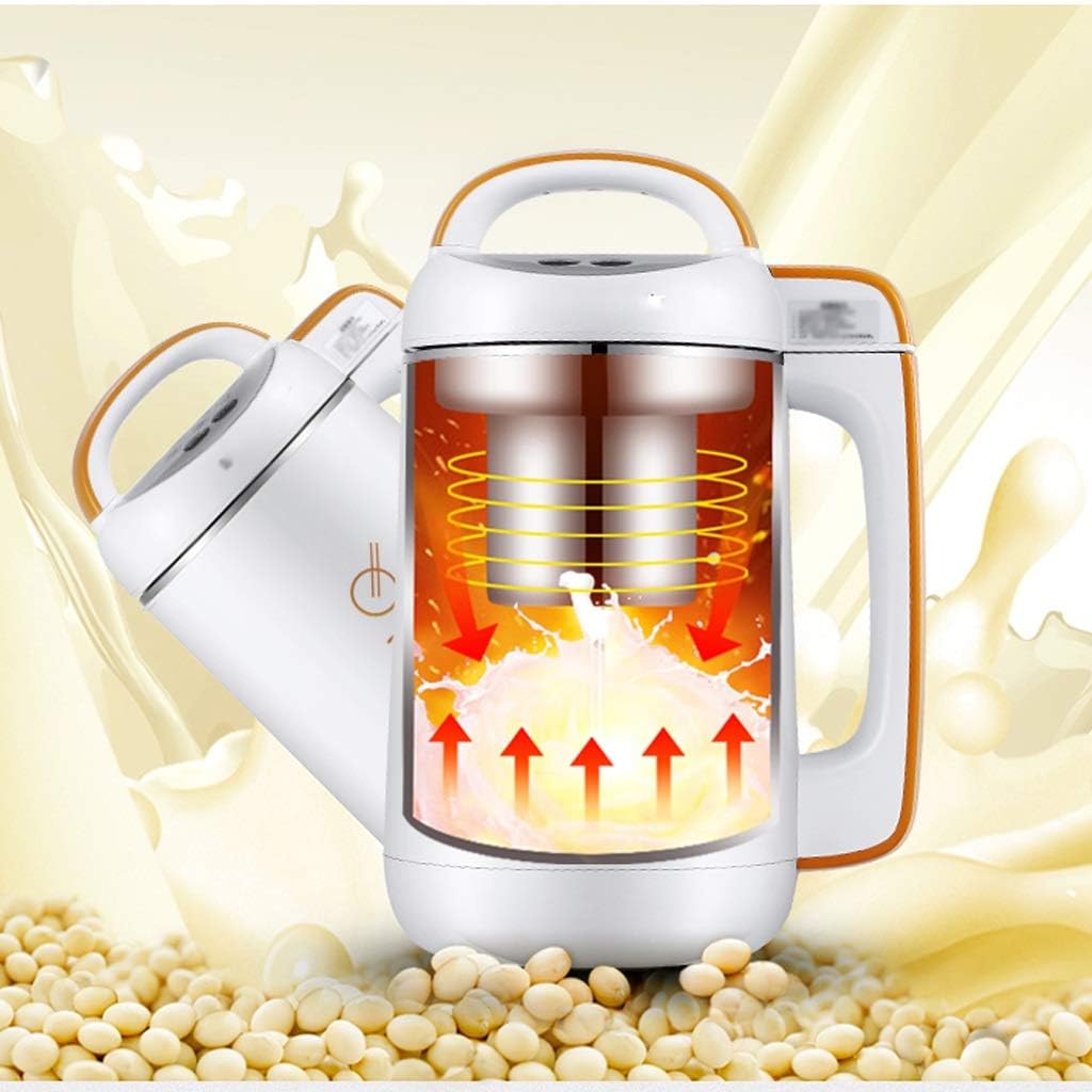 Household Soybean Milk Maker, Stainless Steel Multifunctional Automatic Filter Free Rice Cereal Mixer
