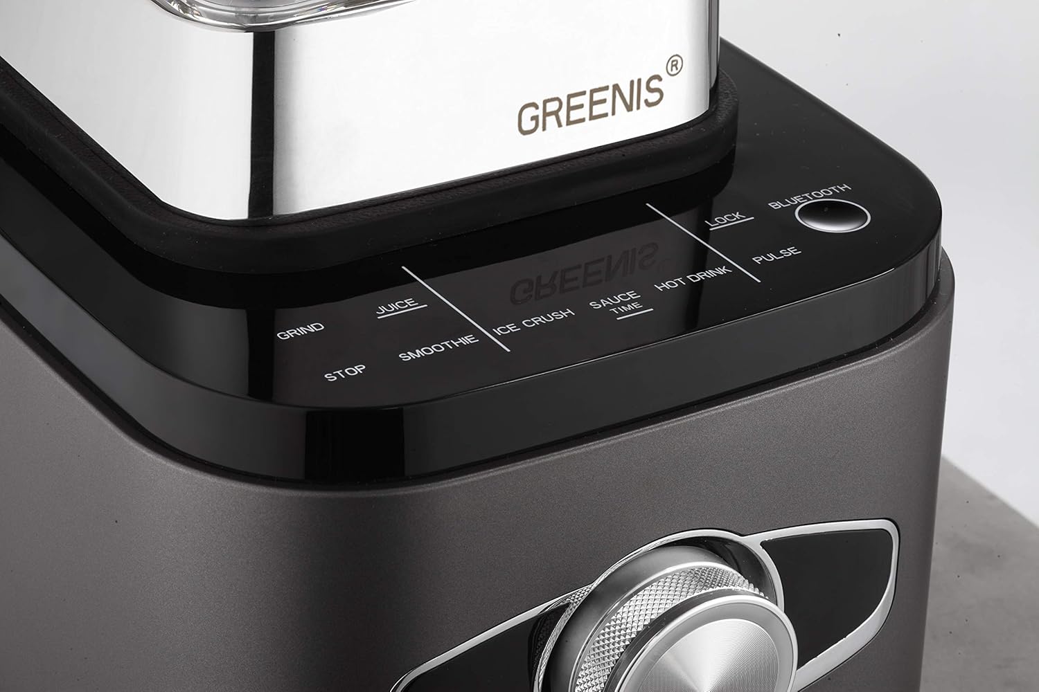 Greenis FGR 8830 Smart Power Blender - BLACK with, Thermometer in Tamper