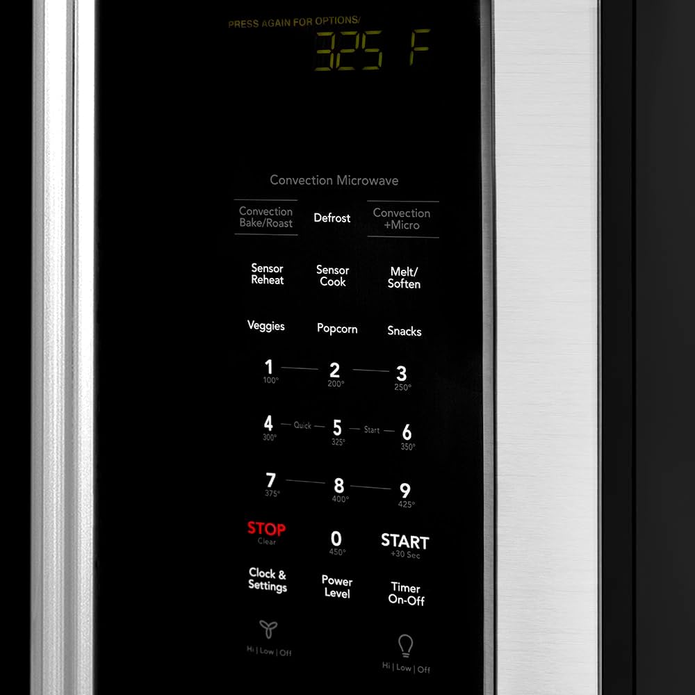 ZLINE Over the Range Convection Microwave Oven in Stainless Steel with Traditional Handle and Sensor Cooking