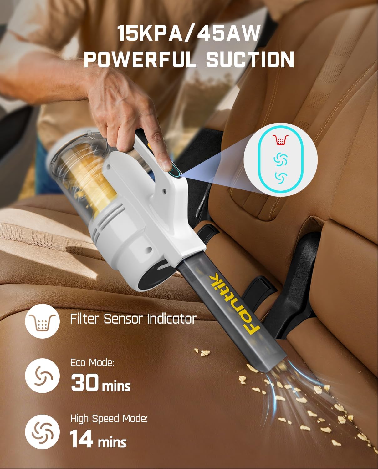 Fanttik Cruise V9 Handheld Vacuum Cleaner & D2 Self-Leveling Laser Level