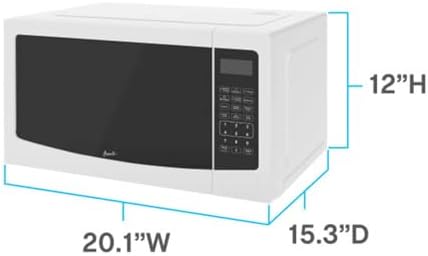 MICROWAVE WHT 1000W 12