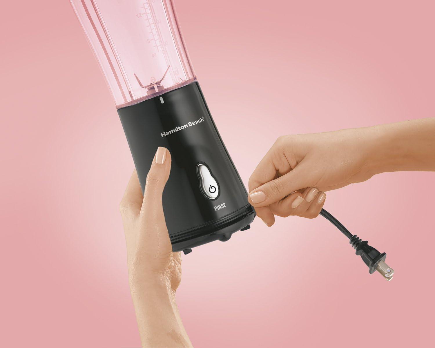 Hamilton Beach 51101B Personal Blender with Travel Lid, Black