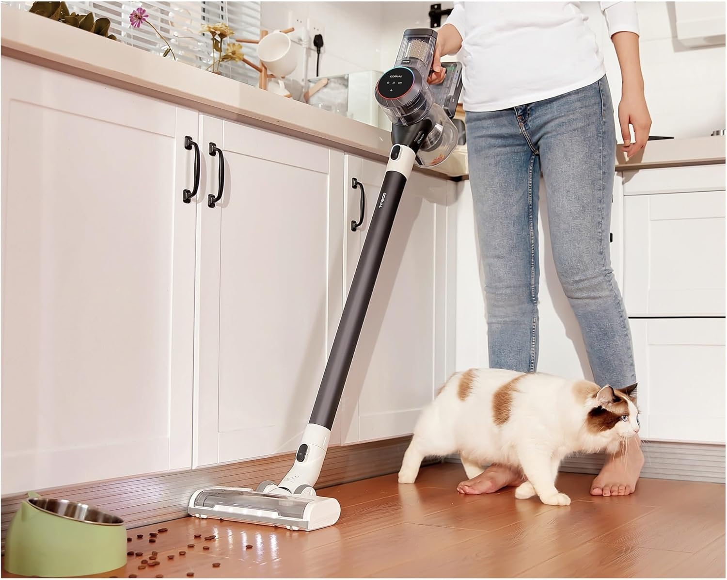 Compatible for Tineco Pure ONE S11 Cordless Vacuum Cleaner, Handheld Wireless, Strong Suction, Deep Clean for Hair, Floor, Carpet, Car, Lightweight Home Use