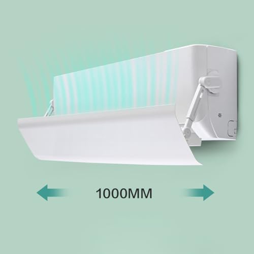 Wall-Mounted Air Conditioner Deflector, Anti-Cold Wind Baffle for Bedrooms, Thickened Air Outlet Blowing Guard, Prevents Direct Wind for Enhanced Comfort