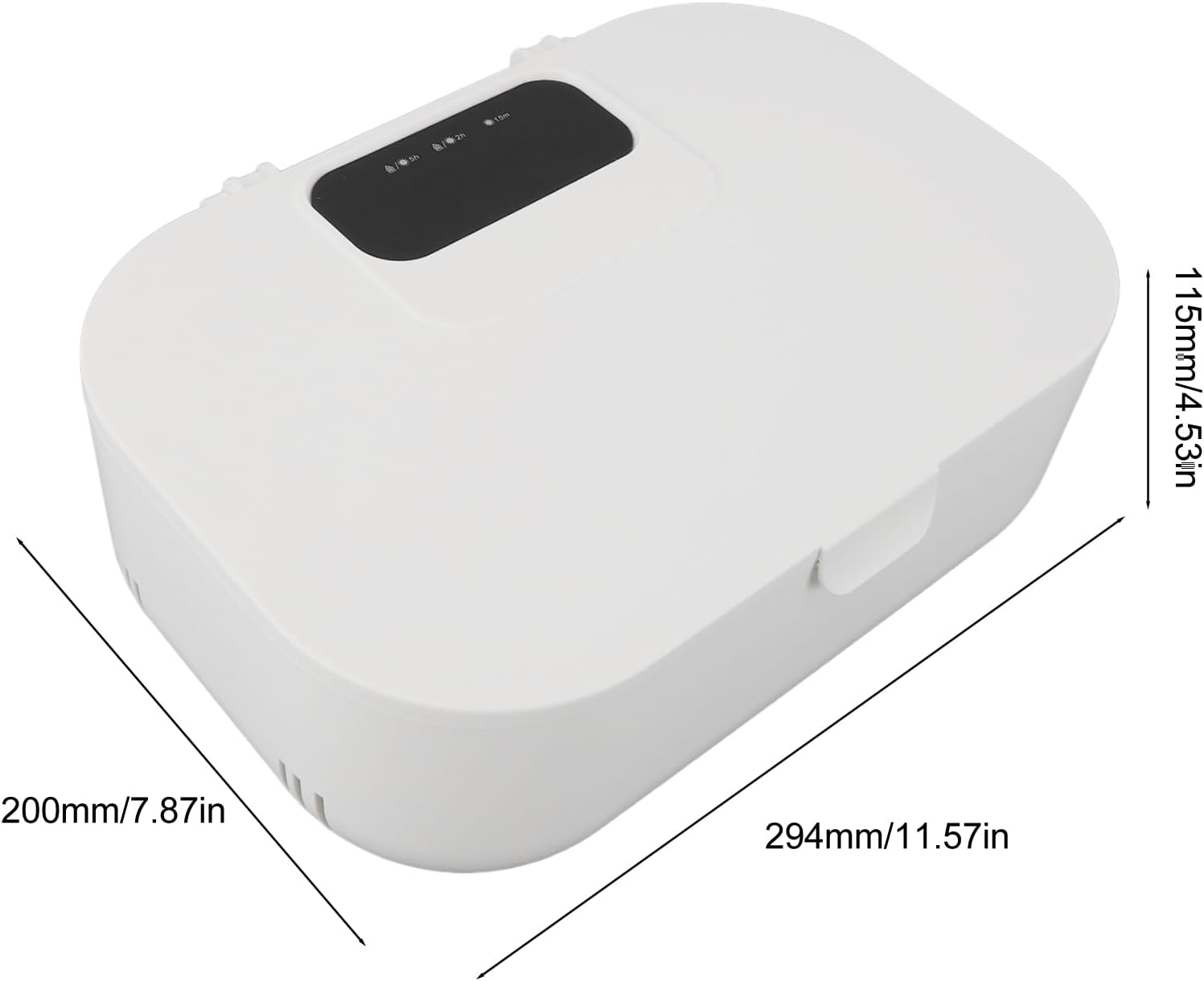 Keenso Mini Clothes Dryer with Touch Screen, Double Layer Drying for Underwear, Sock, Towel, Portable US Plug, 110V