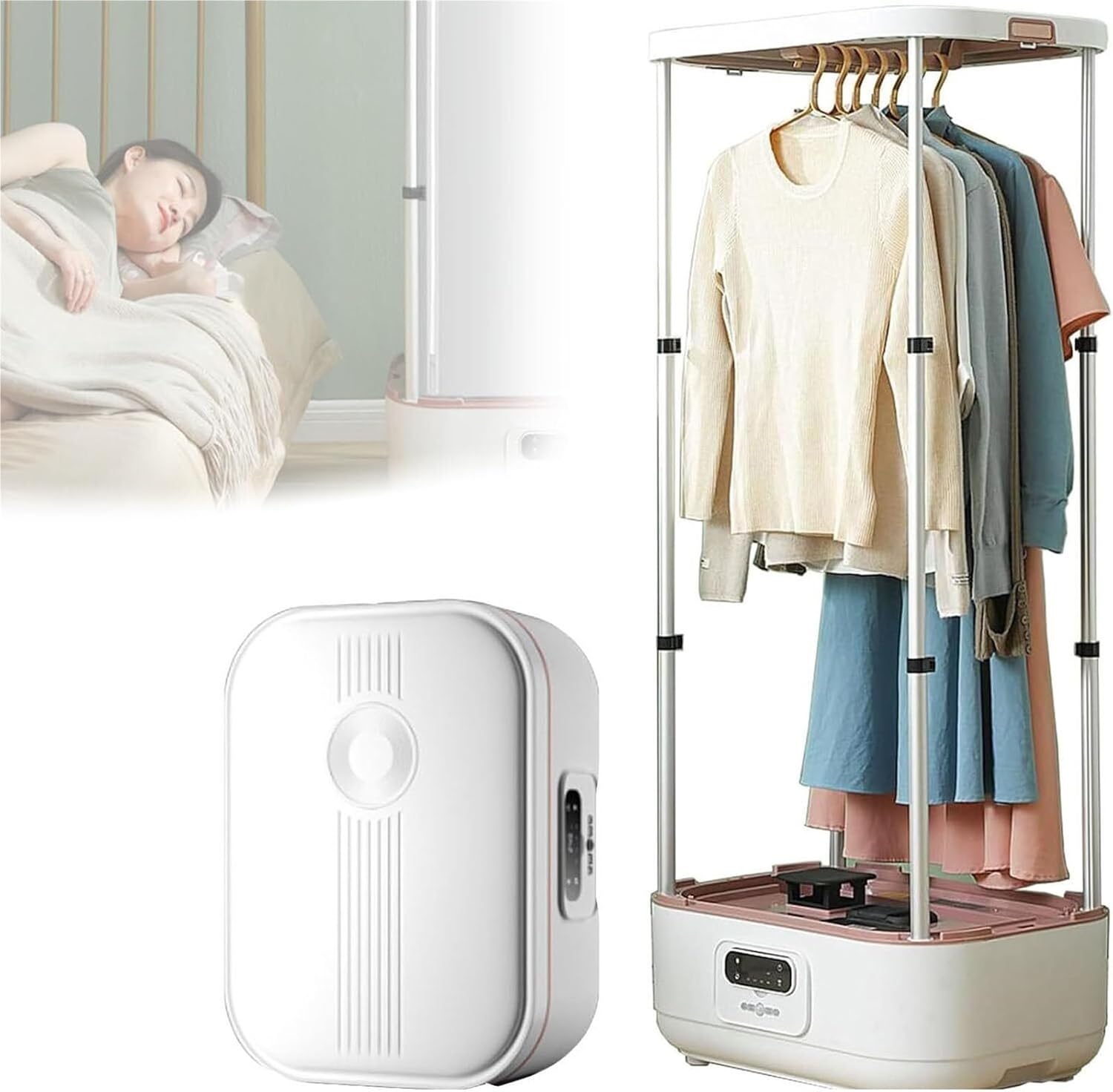 Garment Steamer, Iron Machine For Clothes,Collapsible Automatic Wireless Vertical Steam Iron，Clothing Care，Drying Care