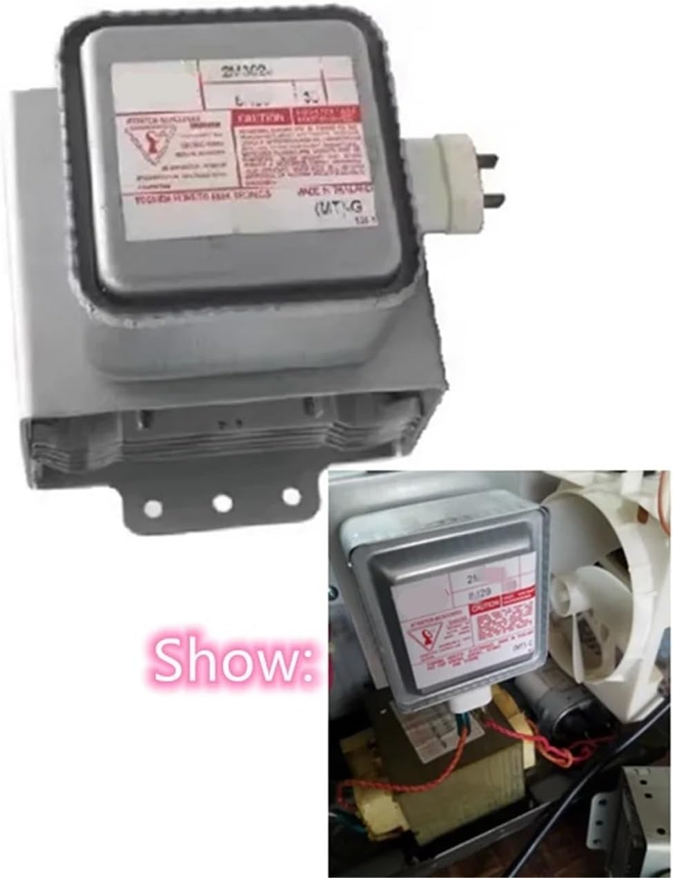 Short Leg 6 Holes Magnetron 2M302H For Microwave Oven Some models Parts Accessories