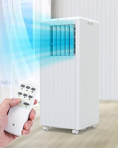 4-In-1 Portable Air Conditioner，8000 Btu Cooling Area 350 Sq，Ft Quick Cooling， Low Noise ，Two Modes Fan，Remove Contro，Dehumidification，Timing Function，For Faminly/Office