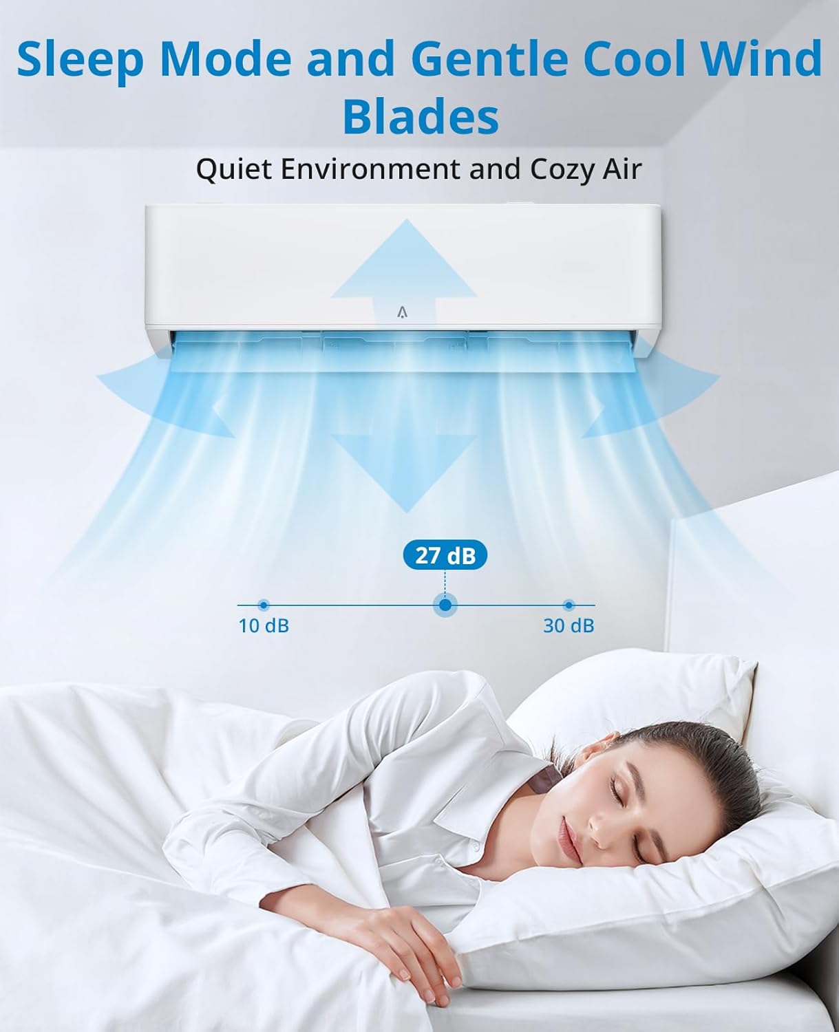 Zstar 24,000 BTU Mini Split Air Conditioner, 23 SEER2 WiFi Mini Split Ac/heating System, Inverter Ductless Air Conditioner with Pre-Charged & Installation Kits, Cools Room up to 1500 Sq. Ft, 208/230V