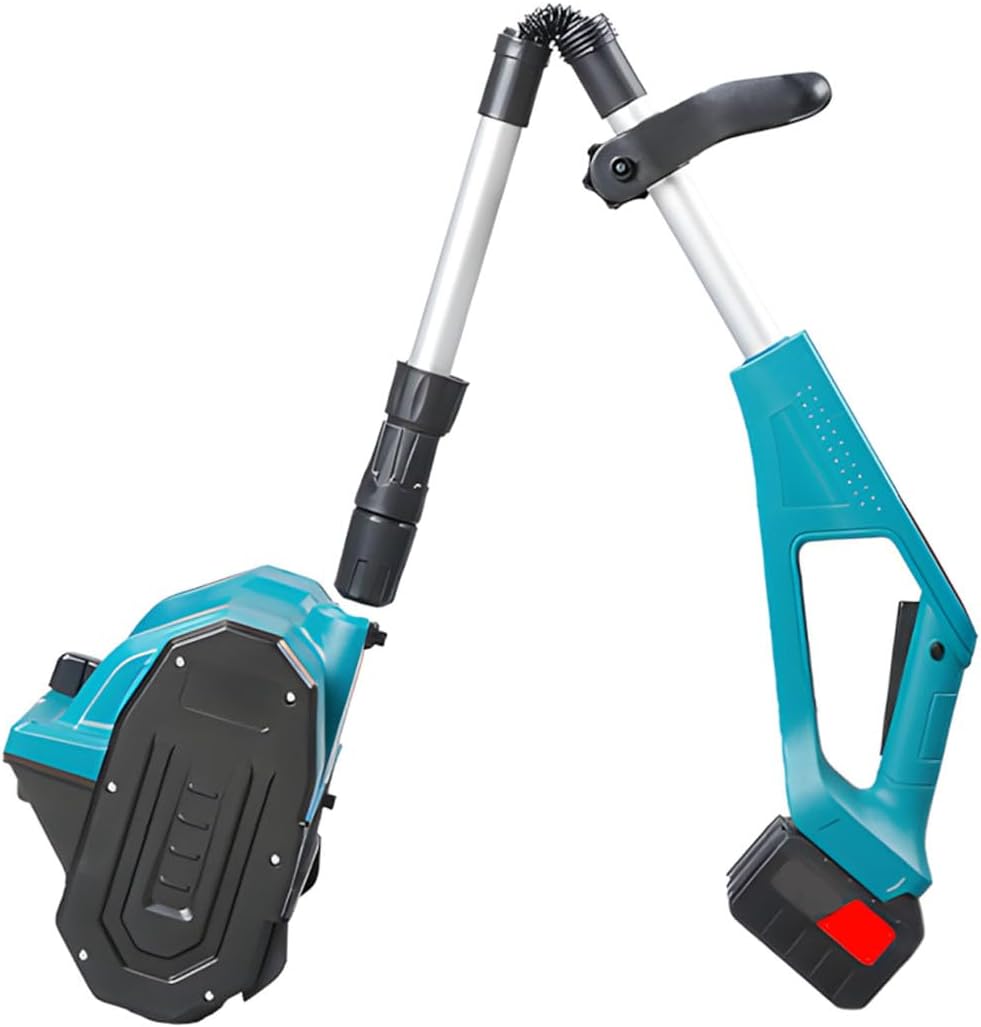 Motorized Snow Thrower Electric Snow Shovel Polymer Construction Manageable Weight Clearing Tool for Seniors Driveway and Walkway Winter Maintenance