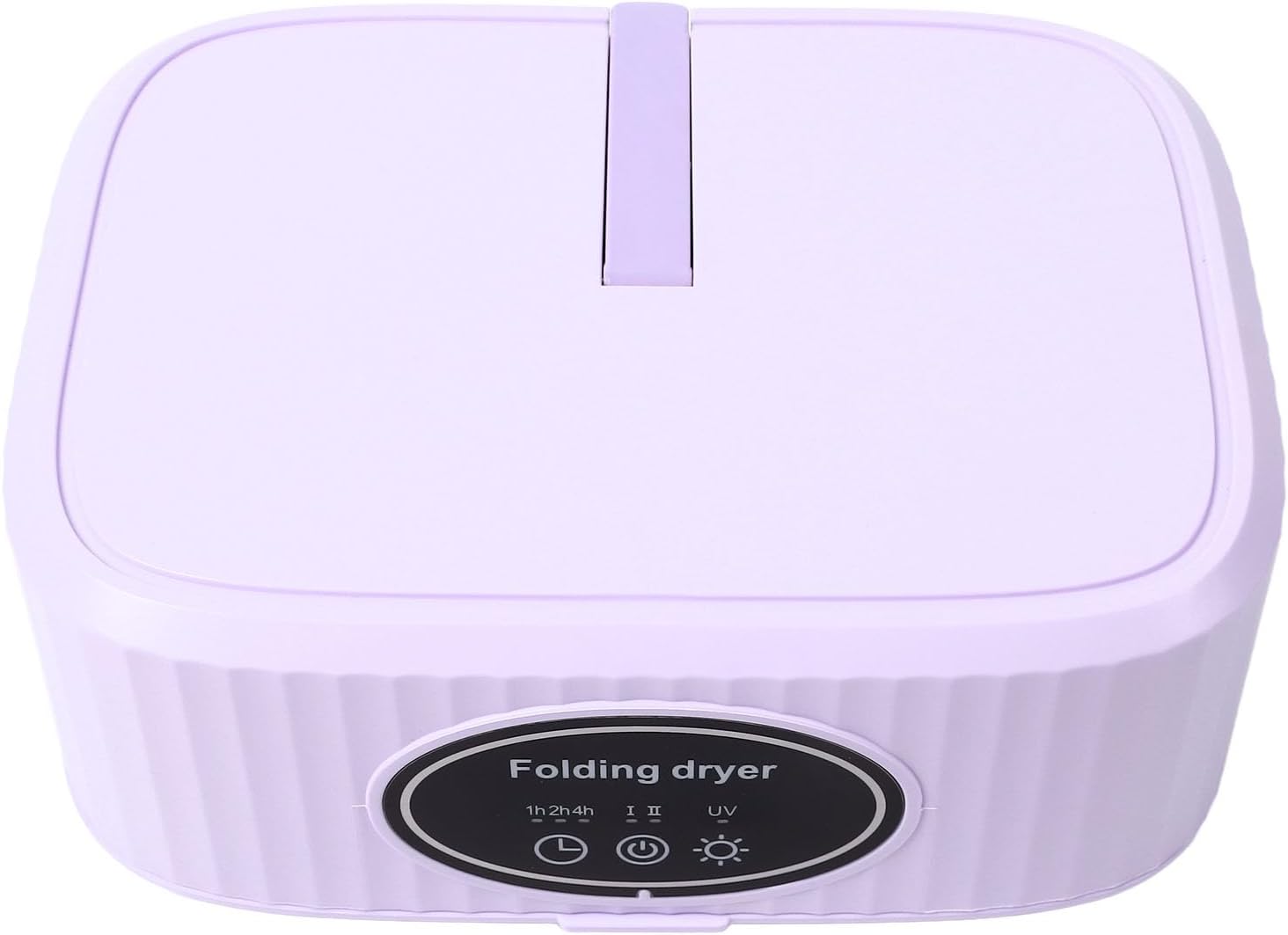 Foldable Mini Electric Laundry Dryer with Dryer Bag Timer Function Quiet US Plug 110V Portable Clothes for Light Clothes Underwear (Purple)