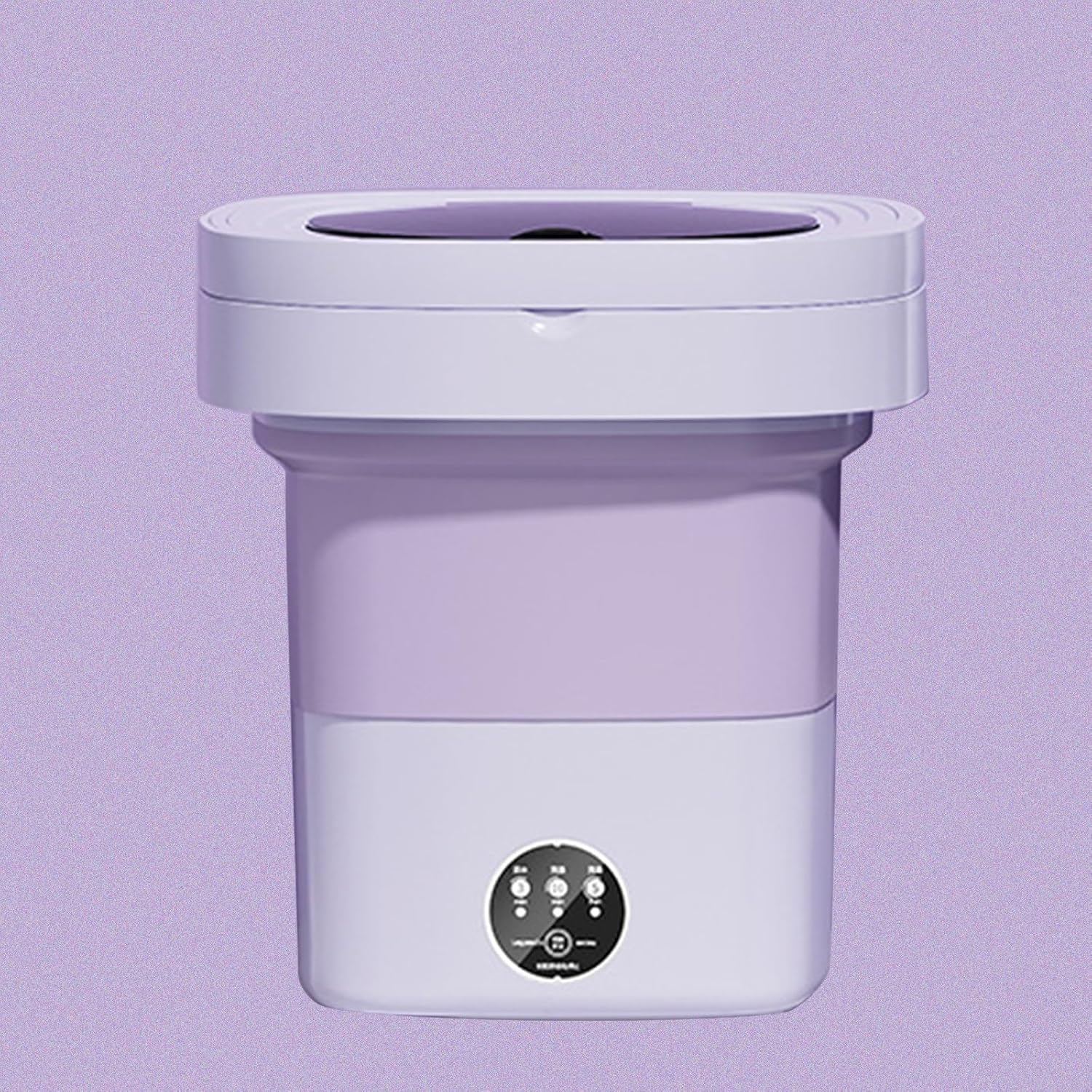 DELURA Portable Washing Machine, 8.5L Capacity Mini Washer with 3 Modes Deep Cleaning Washt, Foldable Washing Machine with Soft Spin Dry for Socks, Baby Clothes, Towels (Color : C)