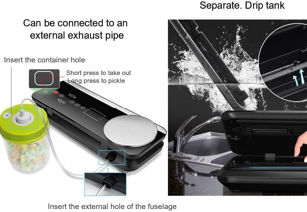 MIXIA Multifunctional Household Vacuum Packing Machine, Portable Vacuum Sealing Machine, Food Vacuum Sealer Automatic Industrial Household Small Kitchen Appliances Home essentials