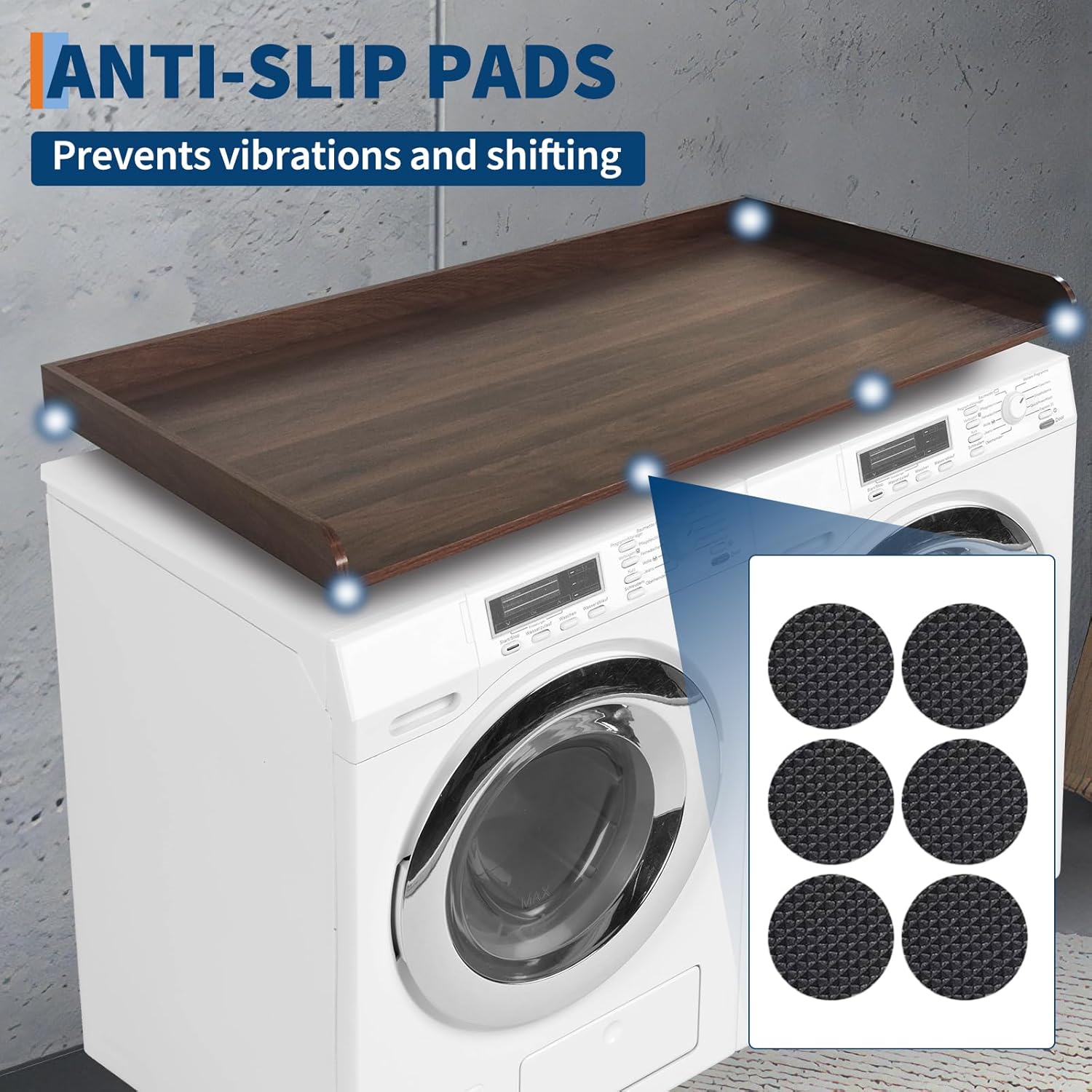 Washer Dryer Countertop with 2.75