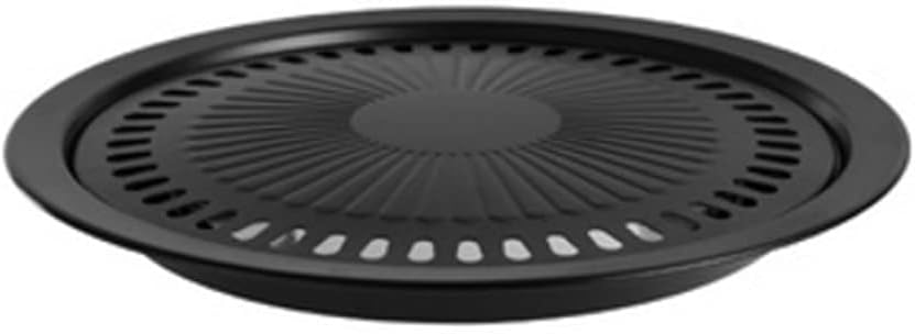 Round Barbecue Plate Barbecue Grill Iron Plate Household Outdoor Picnic Barbecue Grill Barbecue Pot Barbecue Tool