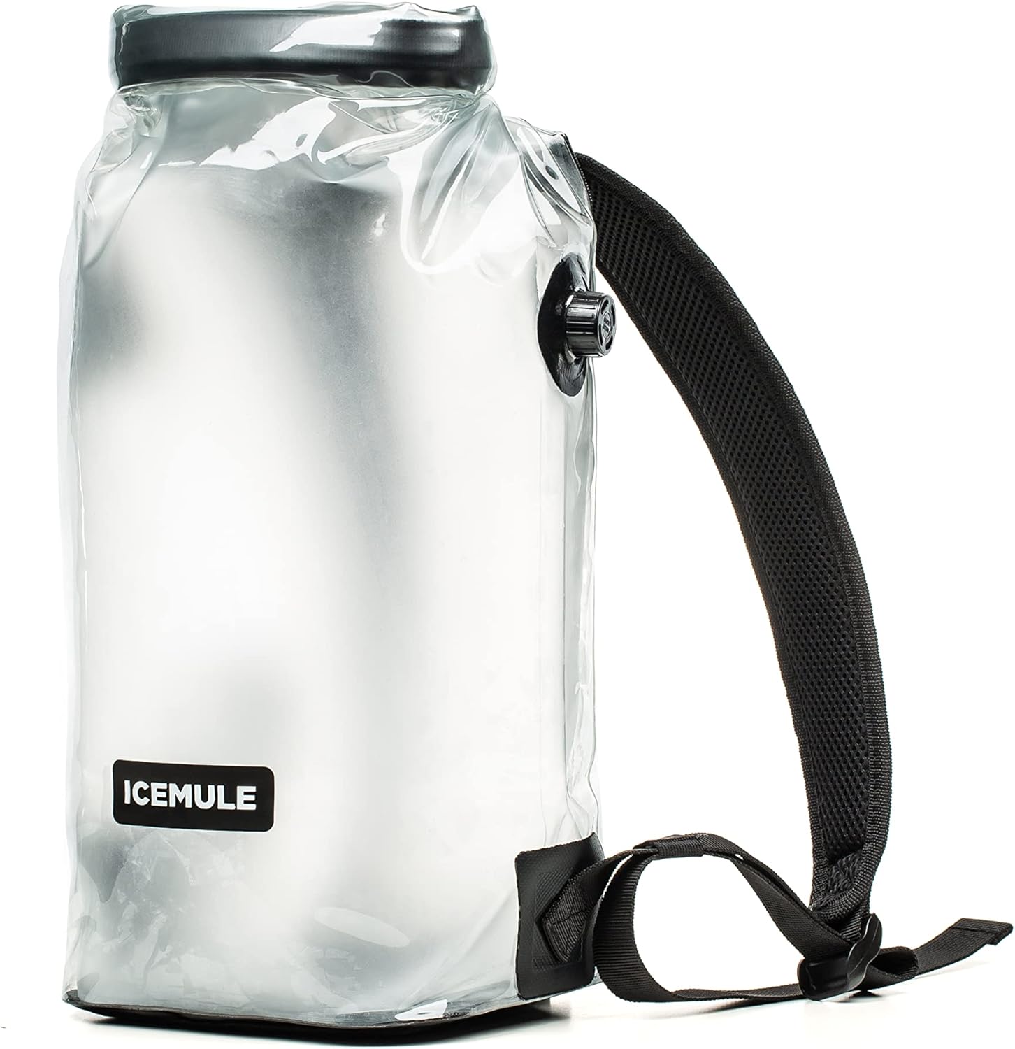 ICEMULE Clear Backpack Cooler – Stadium Approved Clear Bag, Air-Insulated, 100% Waterproof, Collapsible Soft Sided Cooler Bag