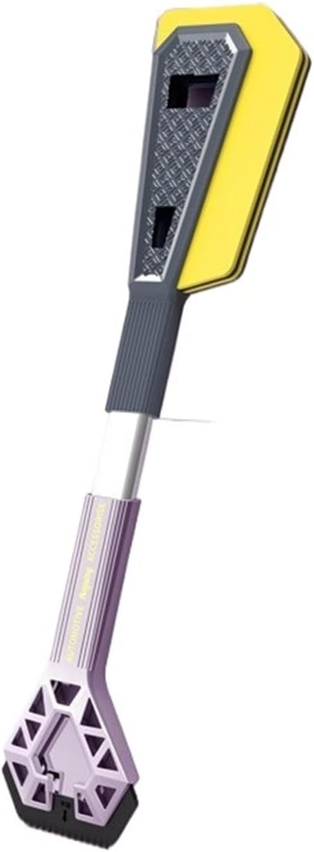 Winter Snow Removal Shovel for Car, Snow Pusher, Front Windshield, Snow Pusher, Multifunctional Snow and Ice Removal Tool(Purple)