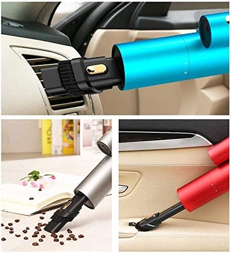 Cordless Handheld Vacuum Cleaner, Cordless Rechargeable Wet Dry Mini Dust Vacuum Cleaner for Home and Car Cleaning(Red)