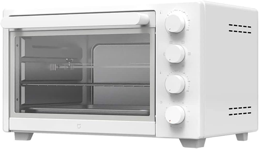 oven mini oven air fryer oven Mini Ovens 32L large capacity up and down independent temperature control electric oven, household small 360 degree rotating electric oven, multi-function automatic tem