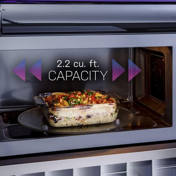 Profile 2.2 cu. ft. Over The Range Microwave in Stainless Steel with Extendable Slide-Out Vent