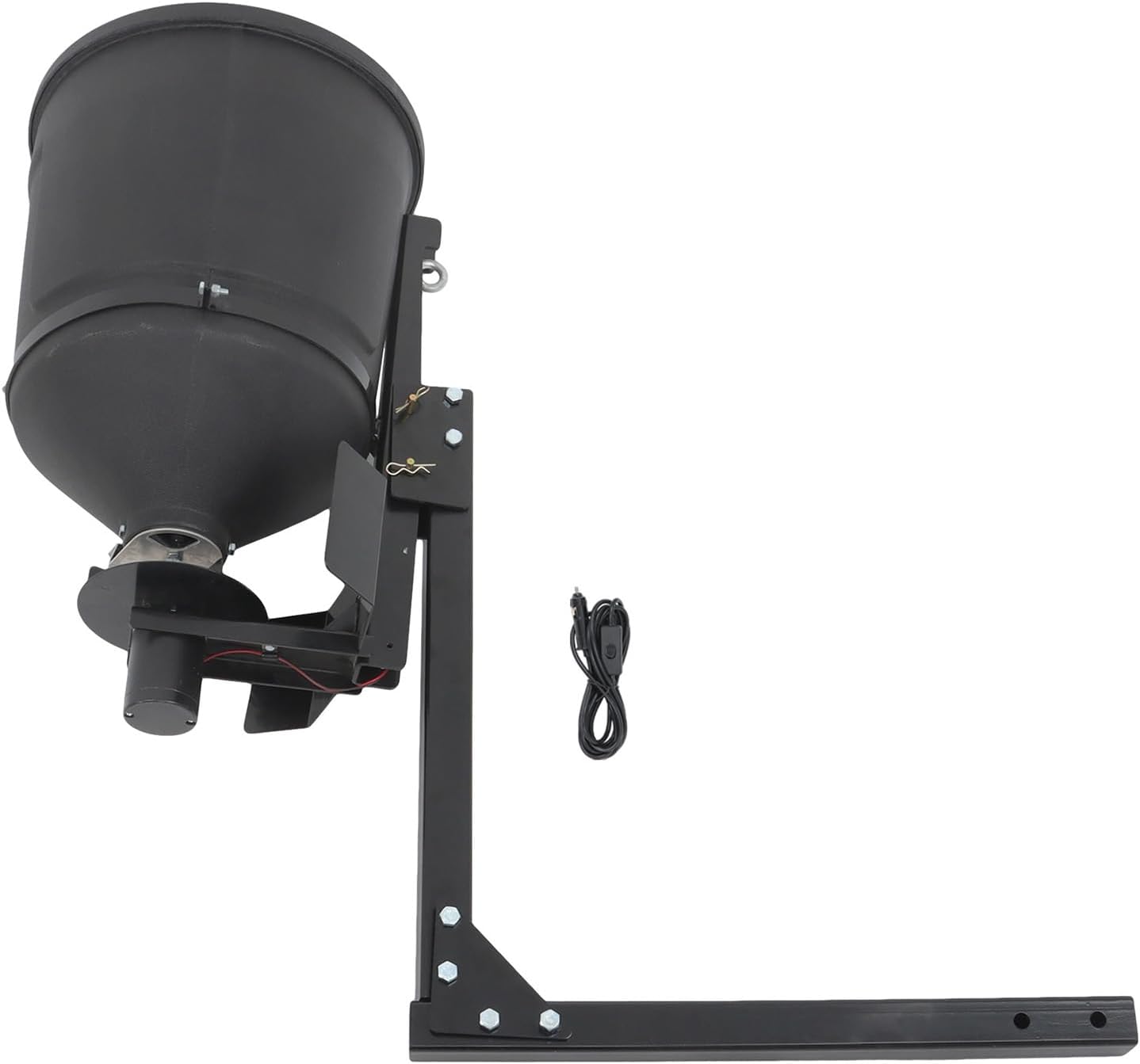 GXYWADY UTVS16 UTV Broadcast Spreader 55L Multi-Purpose Spreader for Salt, Sand, Grass Seed,Fertilizer 12V Powered