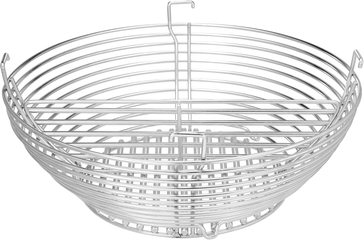 Kamado Joe Stainless Steel Charcoal Basket Grill Accessory to Create Multiple Cook Zones for All Classic Joe 18-inch Charcoal Grill and Smokers, Model KJ-MCC23