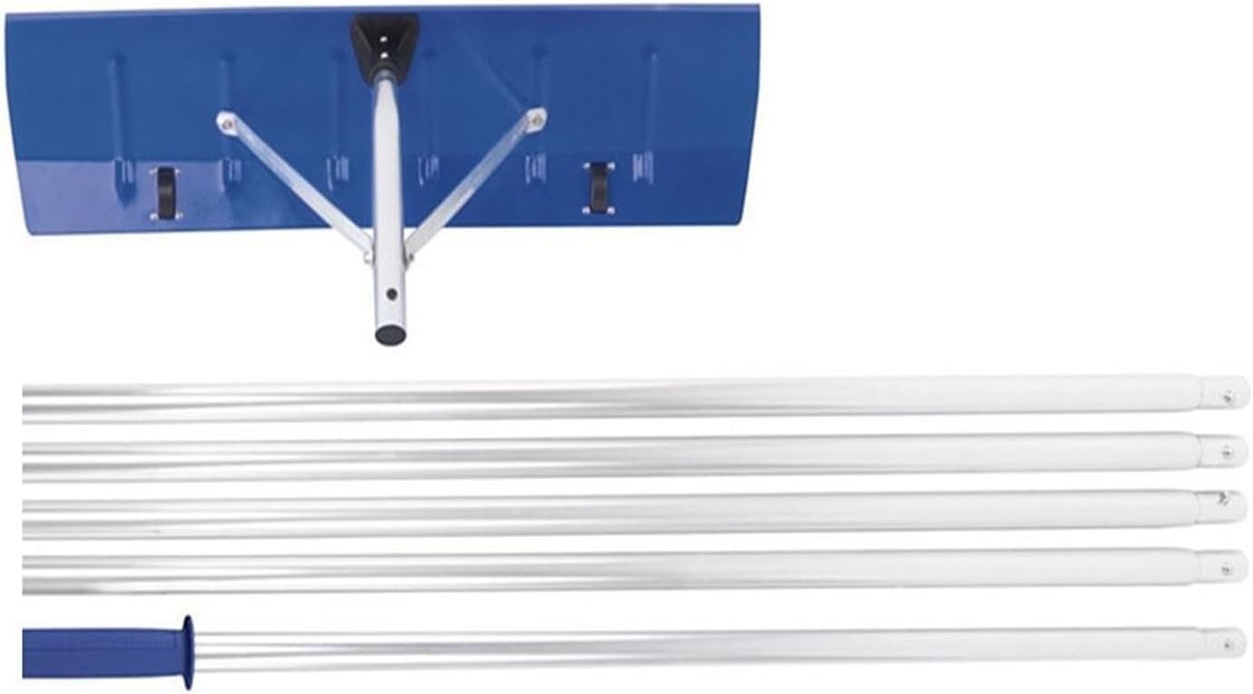 Roof Rake Premium Removable Portable Snow Roof Rake Fit for Roof Lawn Roof